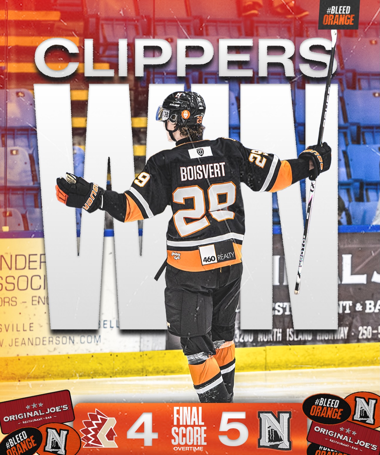 Call that an Olympic-level performance. 😉

#BleedOrange