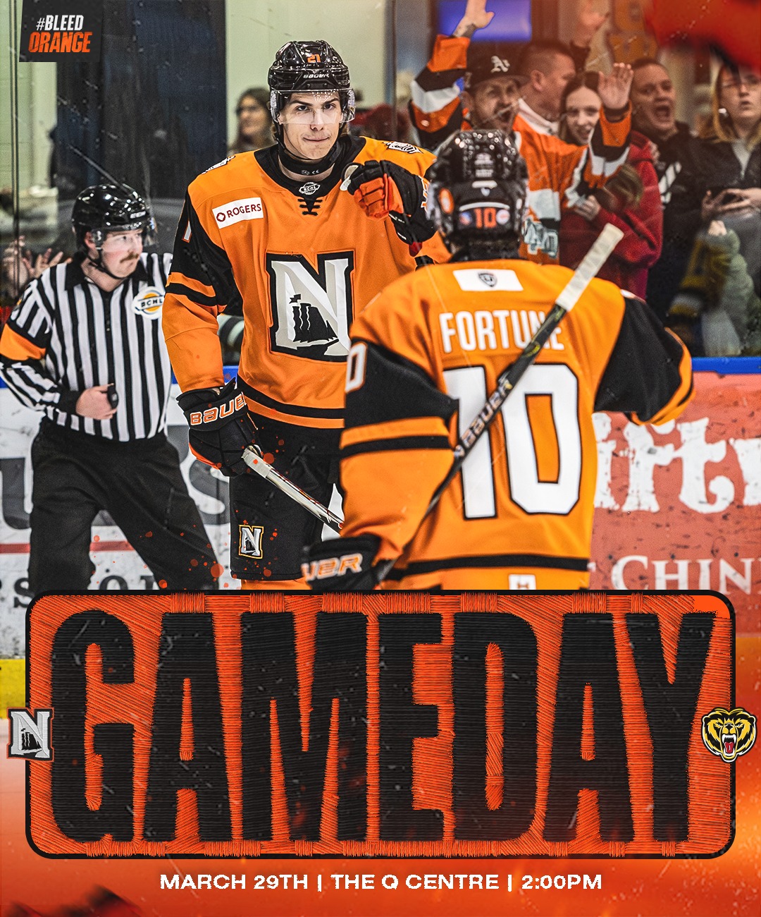 Decision Time ⏳

🕛 2:00 PM
📍 The Q Centre
🆚 Victoria Grizzlies
 
#BleedOrange