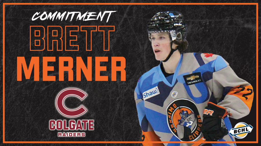 Brett Merner commits to Colgate University | Nanaimo Clippers