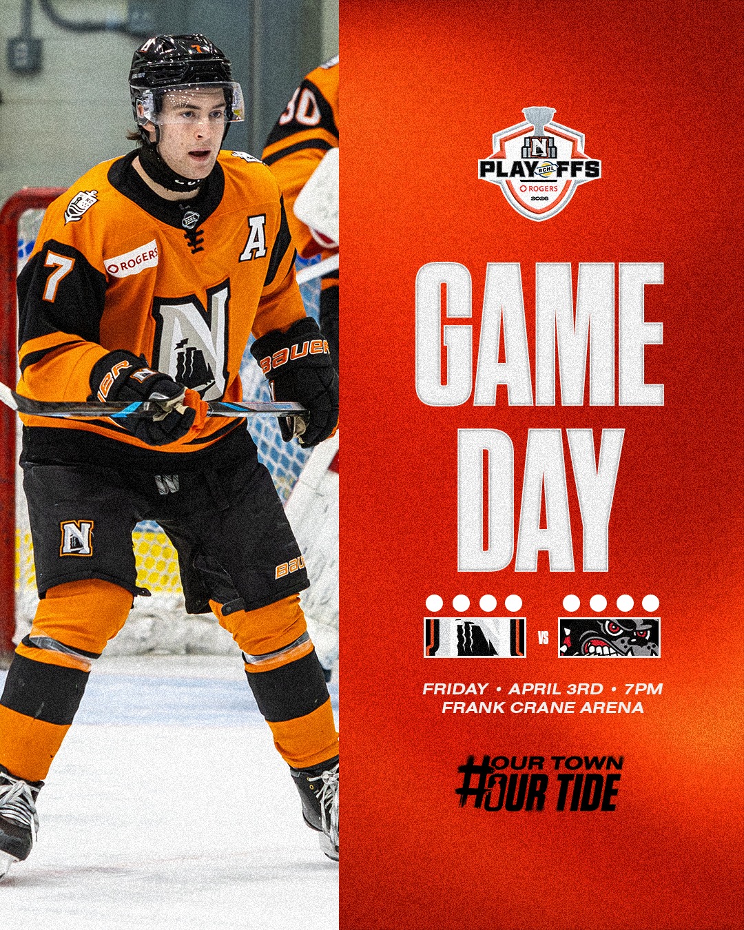 ROUND 1. GAME 1.

🕛 7:00 PM
📍 Frank Crane Arena
🆚 Alberni Valley Bulldogs
🎟️ tickets.nanaimoclippers.com
 
#OurTownOurTide