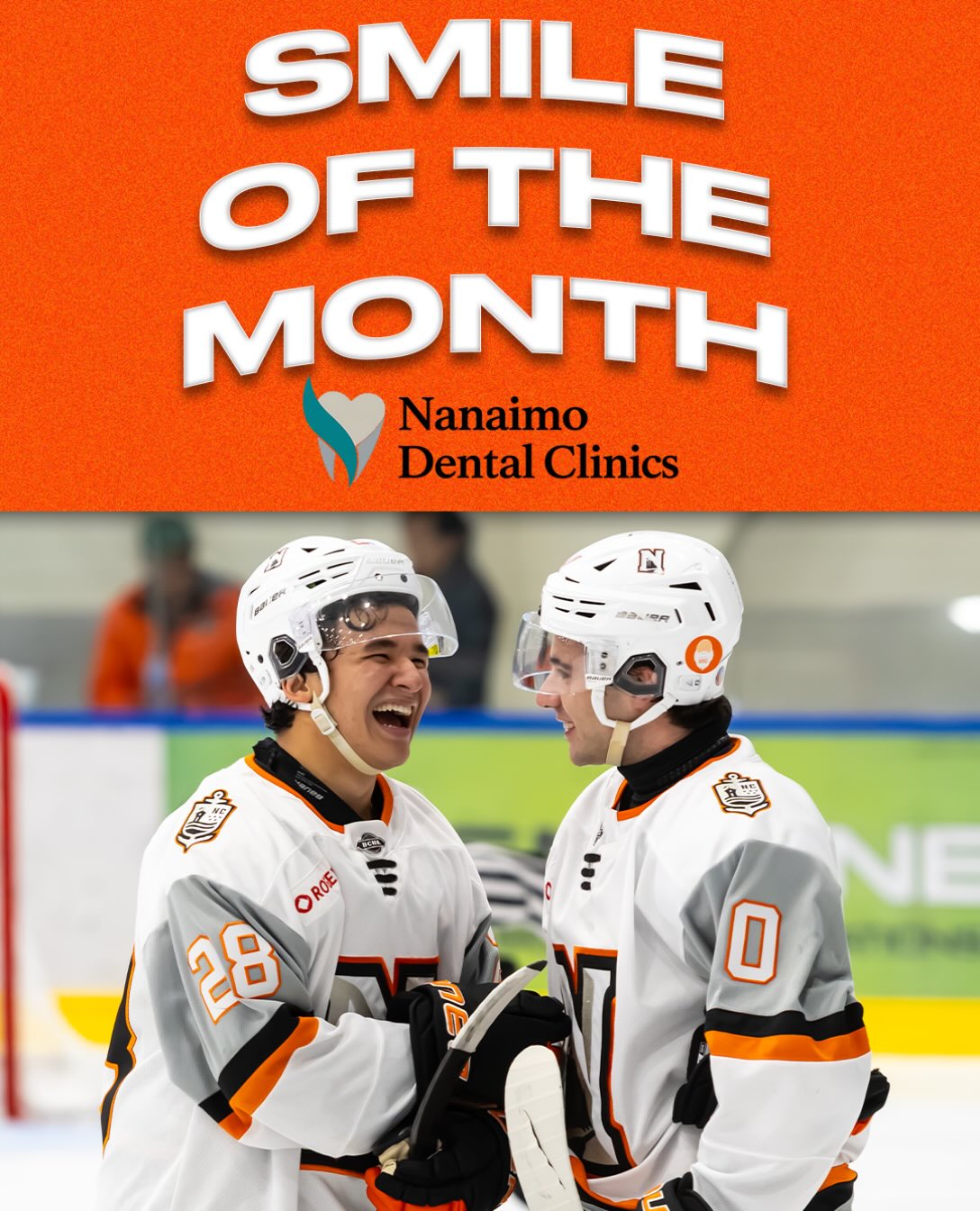 A lot to smile about in October for the @nanaimodentalclinics smile of the month! 🦷😁

#OurTownOurTide