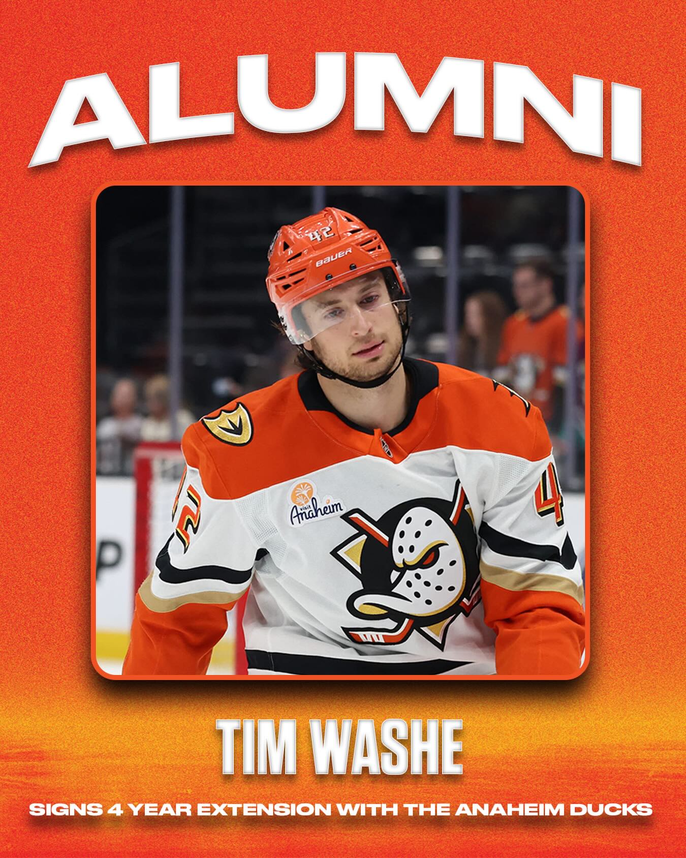 BIG NEWS FOR A CLIPPERS ALUM‼️

Tim Washe has signed a four-year contract extension with the Anaheim Ducks. Congratulations Tim! 👏

#OurTownOurTide