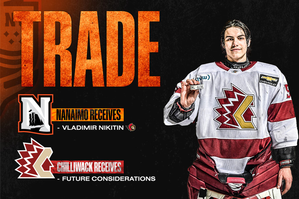 Clippers acquire Vladimir Nikitin in trade with Chilliwack | Nanaimo ...