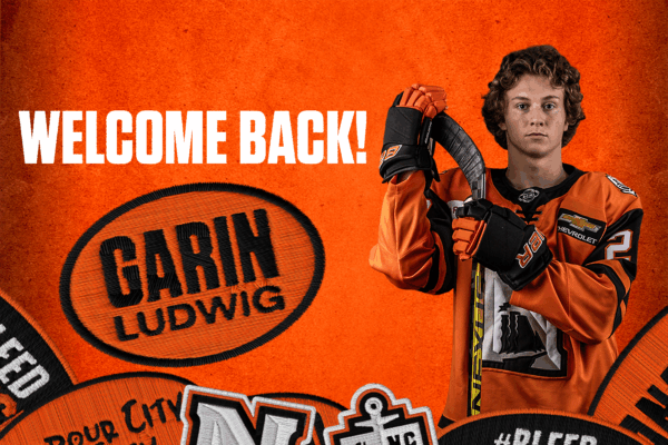 Nanaimo Clippers Welcome Back Garin Ludwig