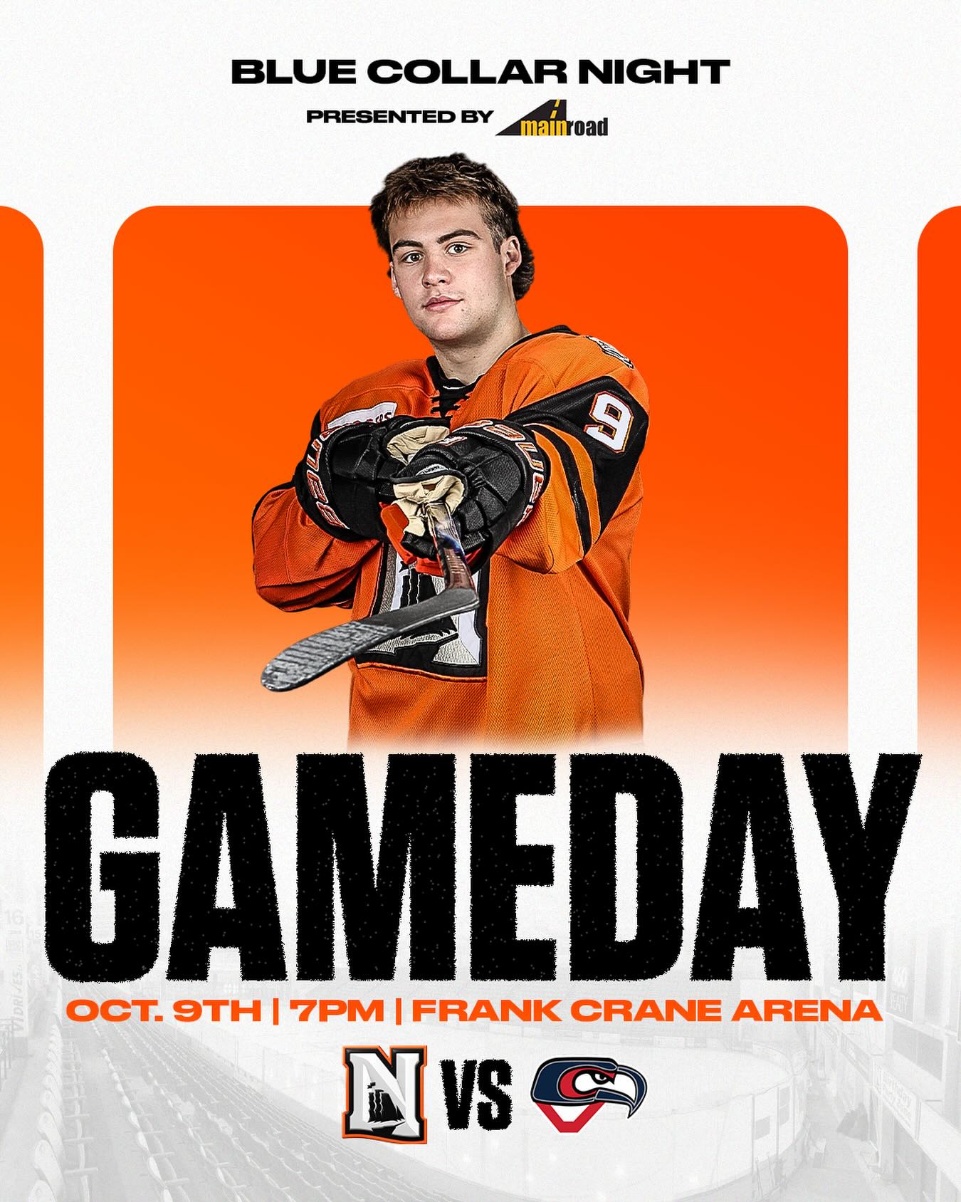 Friday at the Frank‼️

🕛7 PM
📍Frank Crane Arena
🆚 Cowichan Capitals

#OurTownOurTide